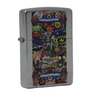 Accendino a benzina zippo, Modello Graffiti, stampa