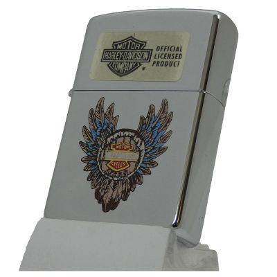 Accendino a benzina zippo, serie Harley Davidson, stampa