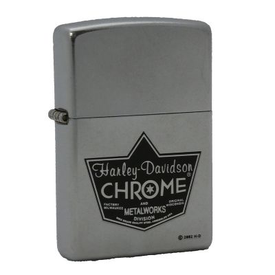 Accendino a benzina zippo, serie Harley Davidson, Metal Works, stampa