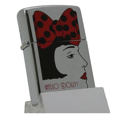 Accendino a benzina zippo modello Hello Dolly, stampa