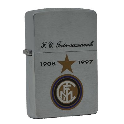 accendino a benzina zippo, serie Inter, stampa