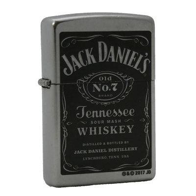 Accendino a benzina zippo, serie Jack Daniels, stampa