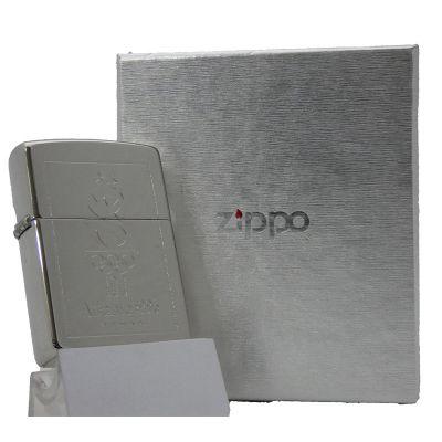 Accendino a benzina zippo, modello Olimpiadi Atlanta 1996, inciso