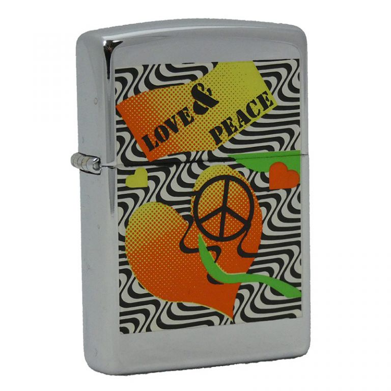 Accendino Zippo  modello Peace & Love
