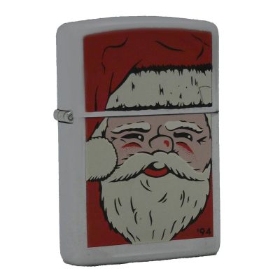 Accendino a benzina zippo, modello Santa Claus, stampa