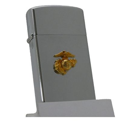 Accendino a benzina zippo slim, modello Emblema