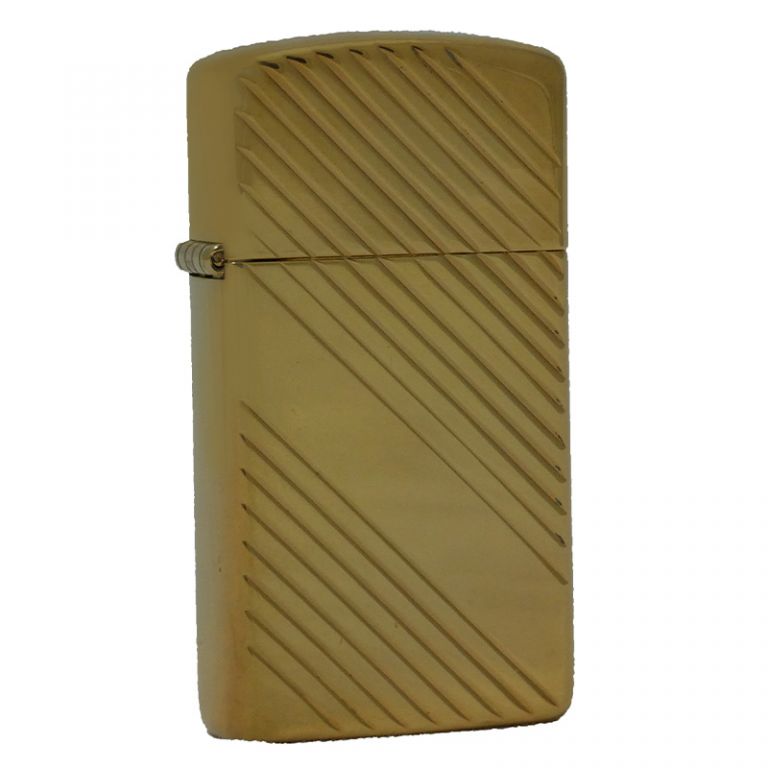 Accendino Zippo Slim modello Gold Plated Classic