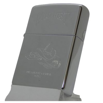 Accendino a benzina zippo, modello Wild West, inciso