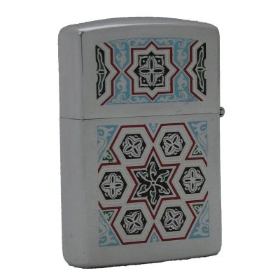 Accendino a benzina zippo, modello Toledo, stampa