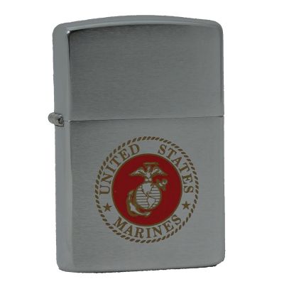 Accendino a benzina zippo, modello United States, logo