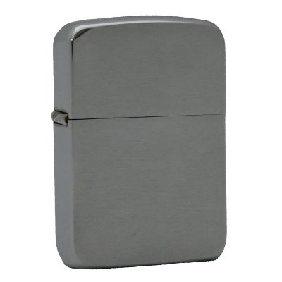Accendino a benzina zippo, modello Vintage Chrome