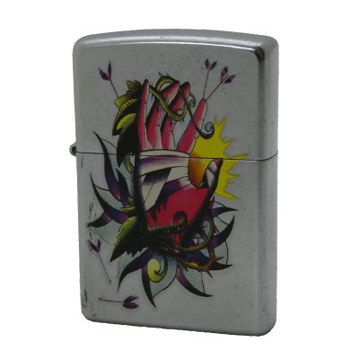Accendino a benzina zippo, modello Tattoo Art, stampa