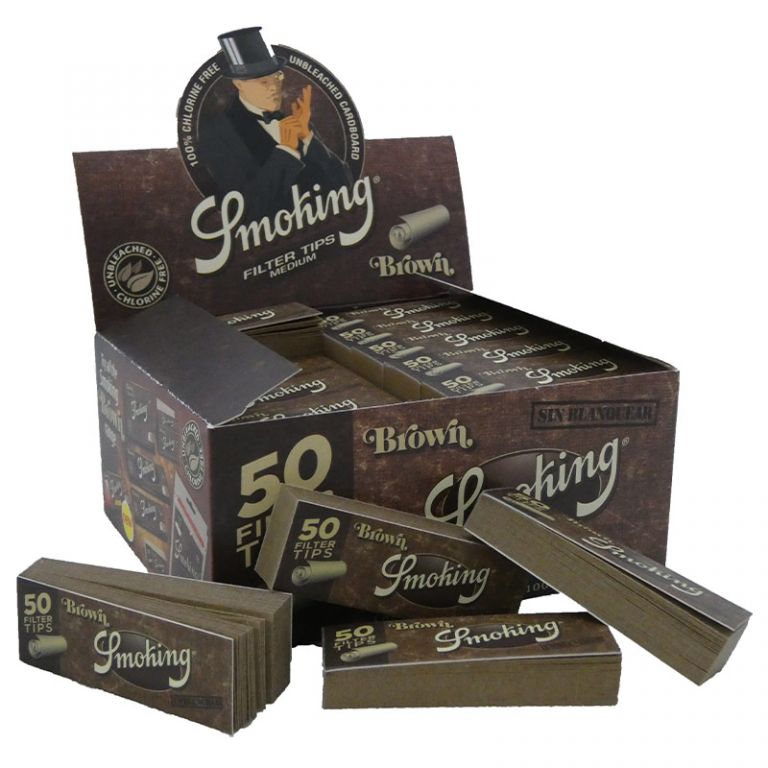 Filtri Smoking in cartoncino brown