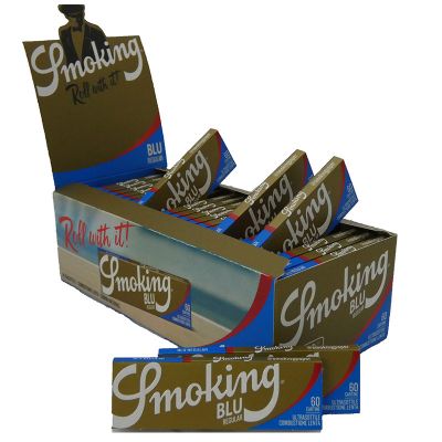 Cartine Smoking blu corte