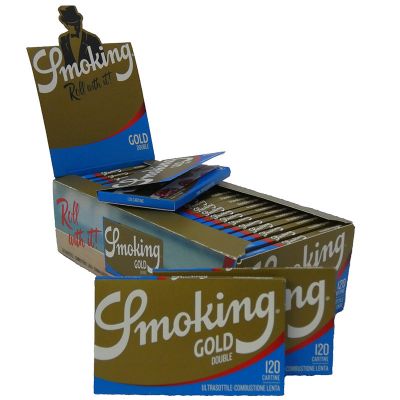 Cartine Smoking oro corte doppie