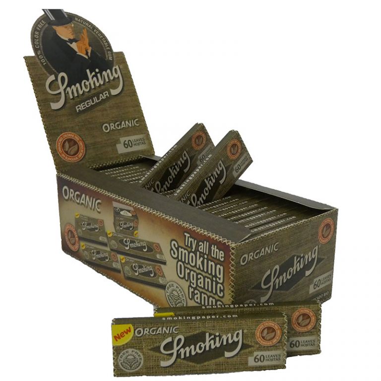 Cartine Smoking organic corte singole