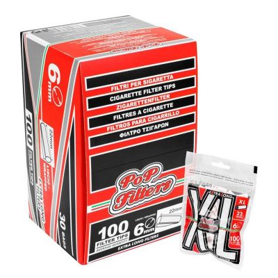 Filtri Pop filters slim extra long lisci in busta 1x40