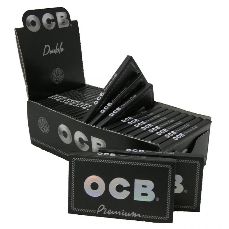 Cartine OCB nere corte doppie