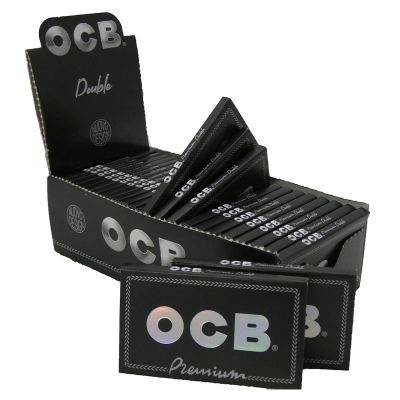 Cartine OCB nere corte doppie