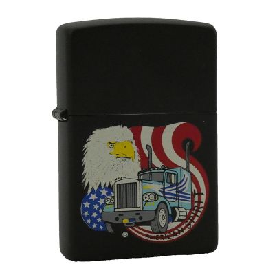 Accendino a benzina zippo, serie American Spirit, n°4, stampa