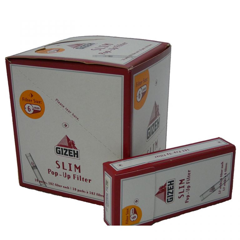 Filtri Gizeh slim in astuccio 1x10