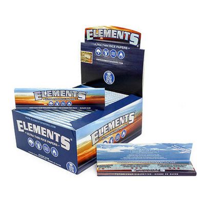 Cartine ELEMENTS rice paper lunghe sugar gum 1x50 libretti