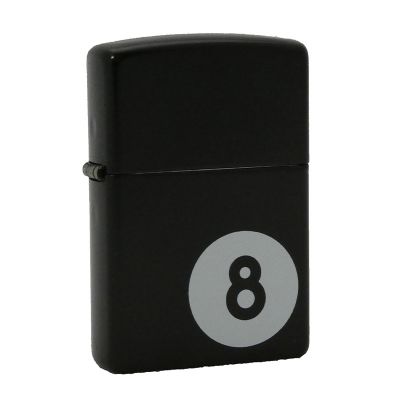 Accendino a benzina zippo, modello Ball 8, stampa