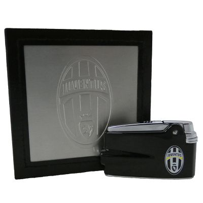 Accendino a gas Ronson premiere Juventus con accensione a pietrina