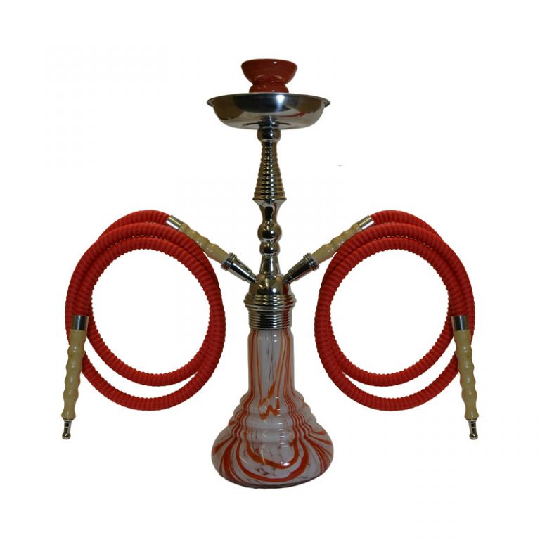 Narghilè a due tubi altezza 45 cm