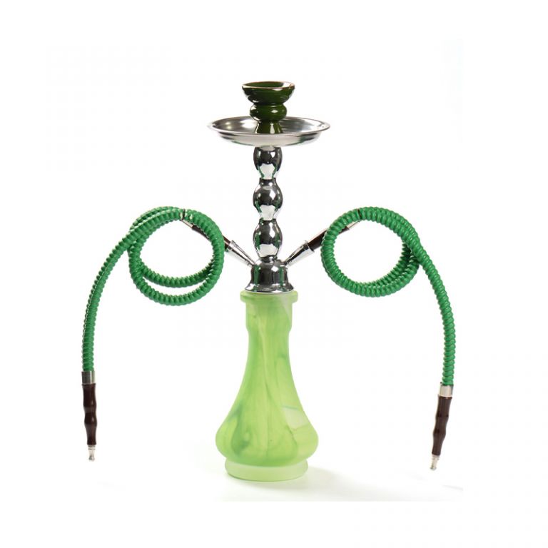 Narghilè a due tubi altezza 45 cm disponibile in 3 colori
