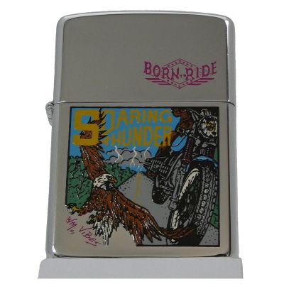 Accendino a benzina zippo, serie Born to Ride, stampa