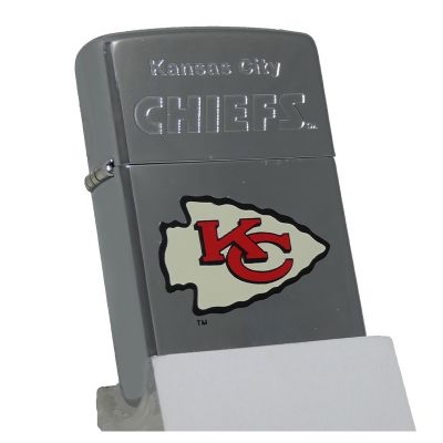 Accendino a benzina zippo, modello Chiefs, stampa