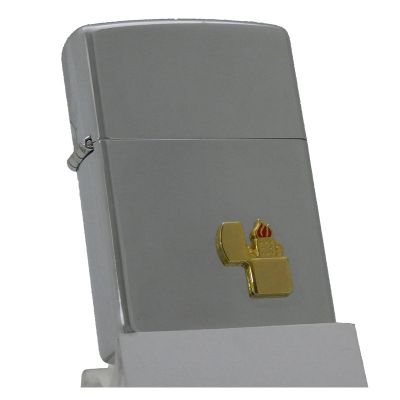Accendino a benzina zippo, serie emblema Zippo,