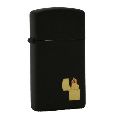 Accendino a benzina zippo Slim, serie emblema, emblema